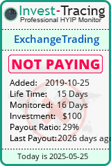 Monitored by Invest-Tracing.com HYIP Monitor-Invest-Tracing.com