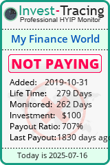 Monitored by Invest-Tracing.com HYIP Monitor-Invest-Tracing.com