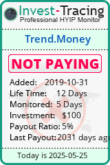 Monitored by Invest-Tracing.com HYIP Monitor-Invest-Tracing.com