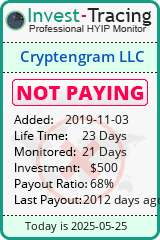 Monitored by Invest-Tracing.com HYIP Monitor-Invest-Tracing.com
