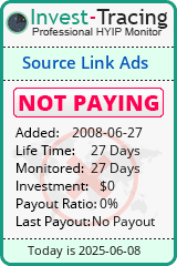 Monitored by Invest-Tracing.com HYIP Monitor-Invest-Tracing.com