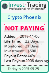 Monitored by Invest-Tracing.com HYIP Monitor-Invest-Tracing.com