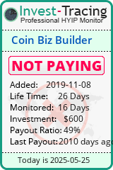 Monitored by Invest-Tracing.com HYIP Monitor-Invest-Tracing.com