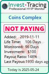 Monitored by Invest-Tracing.com HYIP Monitor-Invest-Tracing.com