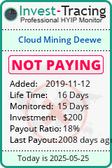 Monitored by Invest-Tracing.com HYIP Monitor-Invest-Tracing.com