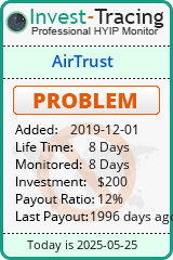 Monitored by Invest-Tracing.com HYIP Monitor-Invest-Tracing.com