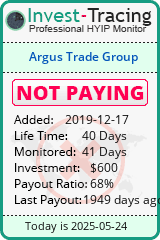 Monitored by Invest-Tracing.com HYIP Monitor-Invest-Tracing.com
