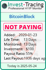 Monitored by Invest-Tracing.com HYIP Monitor-Invest-Tracing.com