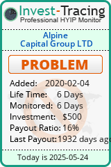 Monitored by Invest-Tracing.com HYIP Monitor-Invest-Tracing.com