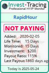 Monitored by Invest-Tracing.com HYIP Monitor-Invest-Tracing.com