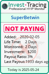 Monitored by Invest-Tracing.com HYIP Monitor-Invest-Tracing.com