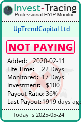 Monitored by Invest-Tracing.com HYIP Monitor-Invest-Tracing.com