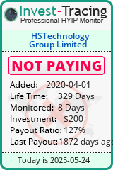 Monitored by Invest-Tracing.com HYIP Monitor-Invest-Tracing.com