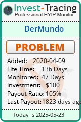Monitored by Invest-Tracing.com HYIP Monitor-Invest-Tracing.com