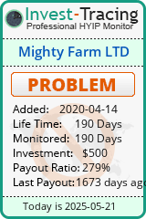 Monitored by Invest-Tracing.com HYIP Monitor-Invest-Tracing.com