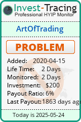 Monitored by Invest-Tracing.com HYIP Monitor-Invest-Tracing.com