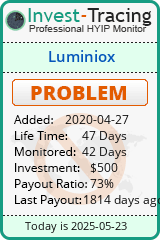 Monitored by Invest-Tracing.com HYIP Monitor-Invest-Tracing.com