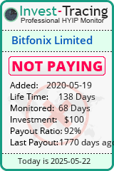 Monitored by Invest-Tracing.com HYIP Monitor-Invest-Tracing.com