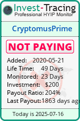 Monitored by Invest-Tracing.com HYIP Monitor-Invest-Tracing.com