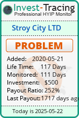 Monitored by Invest-Tracing.com HYIP Monitor-Invest-Tracing.com