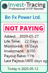 Monitored by Invest-Tracing.com HYIP Monitor-Invest-Tracing.com
