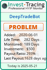 Monitored by Invest-Tracing.com HYIP Monitor-Invest-Tracing.com