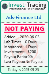 Monitored by Invest-Tracing.com HYIP Monitor-Invest-Tracing.com