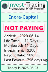 Monitored by Invest-Tracing.com HYIP Monitor-Invest-Tracing.com