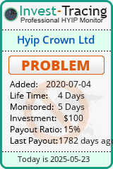 Monitored by Invest-Tracing.com HYIP Monitor-Invest-Tracing.com