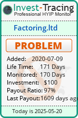 Monitored by Invest-Tracing.com HYIP Monitor-Invest-Tracing.com