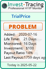 Monitored by Invest-Tracing.com HYIP Monitor-Invest-Tracing.com