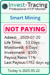 Monitored by Invest-Tracing.com HYIP Monitor-Invest-Tracing.com