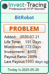 Monitored by Invest-Tracing.com HYIP Monitor-Invest-Tracing.com