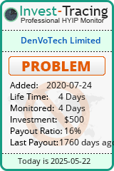 Monitored by Invest-Tracing.com HYIP Monitor-Invest-Tracing.com