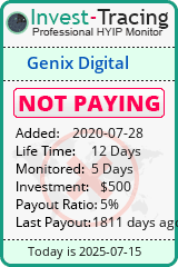 Monitored by Invest-Tracing.com HYIP Monitor-Invest-Tracing.com