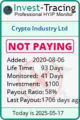 Monitored by Invest-Tracing.com HYIP Monitor-Invest-Tracing.com