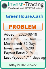 Monitored by Invest-Tracing.com HYIP Monitor-Invest-Tracing.com
