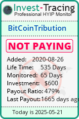 Monitored by Invest-Tracing.com HYIP Monitor-Invest-Tracing.com