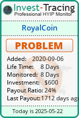 Monitored by Invest-Tracing.com HYIP Monitor-Invest-Tracing.com