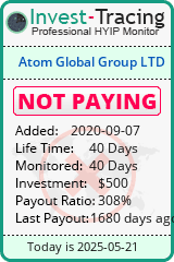 Monitored by Invest-Tracing.com HYIP Monitor-Invest-Tracing.com