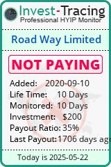 Monitored by Invest-Tracing.com HYIP Monitor-Invest-Tracing.com