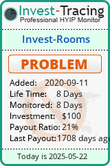 Monitored by Invest-Tracing.com HYIP Monitor-Invest-Tracing.com