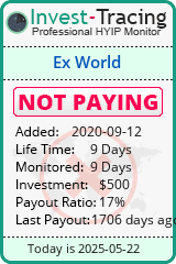 Monitored by Invest-Tracing.com HYIP Monitor-Invest-Tracing.com