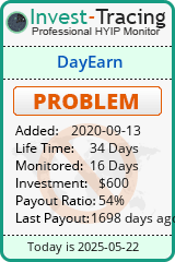 Monitored by Invest-Tracing.com HYIP Monitor-Invest-Tracing.com
