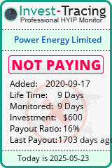 Monitored by Invest-Tracing.com HYIP Monitor-Invest-Tracing.com