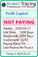 Monitored by Invest-Tracing.com HYIP Monitor-Invest-Tracing.com