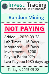 Monitored by Invest-Tracing.com HYIP Monitor-Invest-Tracing.com