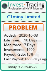 Monitored by Invest-Tracing.com HYIP Monitor-Invest-Tracing.com