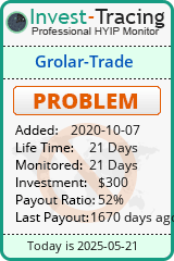 Monitored by Invest-Tracing.com HYIP Monitor-Invest-Tracing.com