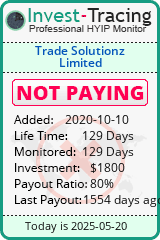 Monitored by Invest-Tracing.com HYIP Monitor-Invest-Tracing.com